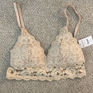 NWT Momanda Lace Plunge Nursing Bralette 34B
